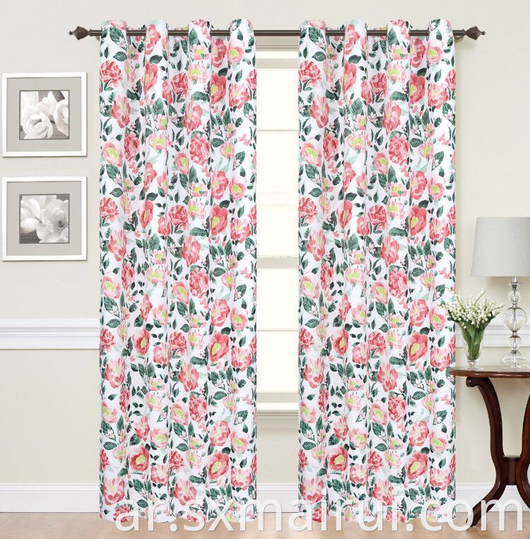 Product Name	Factory Supply Linen Window Curtain Floral Printing Home Item NO.	MR20C125 Material	100% Polyester Width	140*240CM Weight	240-250GSM MOQ	500M Delivery	45Days